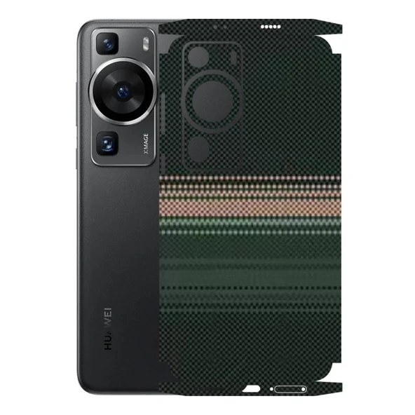Kapps Huawei P60 Pro ile Uyumlu Rainbow Serisi Premium Kaplama 360  Yeşil-Sarı ürün görseli 1