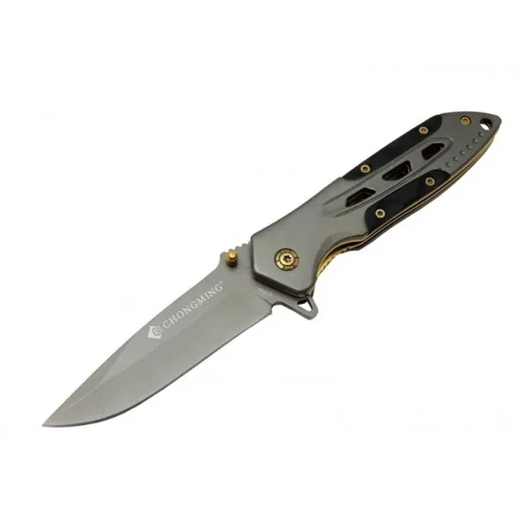 Chongming Cm84 Çakı Titanyum Gold 20 Cm Manuel, Kemerlikli ürün görseli 1