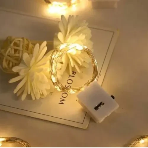 2m Pilli Peri Led Beyaz Işık ürün görseli 1
