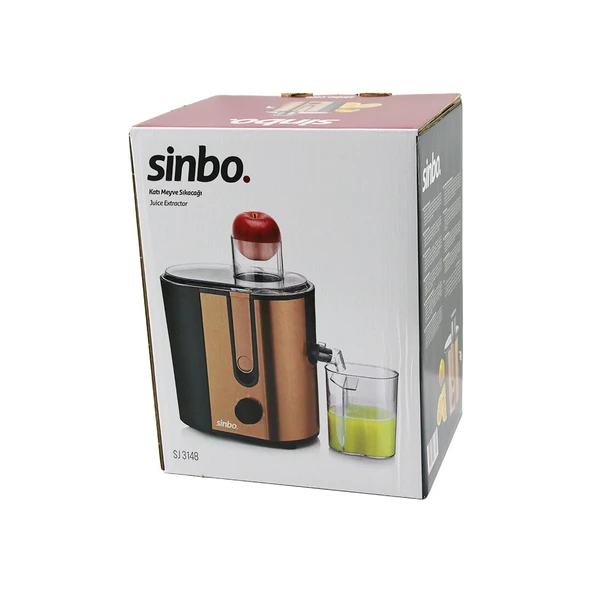Sinbo Katı Meyve Sıkacağı - Elektrikli - Rose Gold - 450 ml Meyve Suyu Haznesi ürün görseli 1