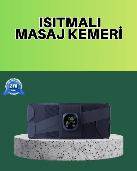 Titreşimli Masajlı Bel Kemeri Sessiz Çalışma 100 cm Bel Uyumlu ürün görseli 1