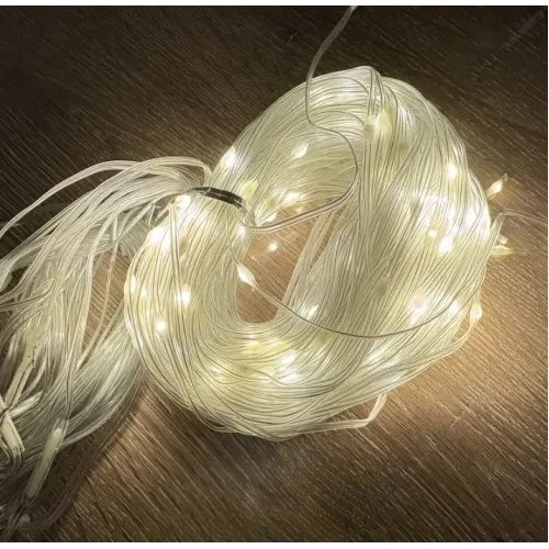 2*2 Perde Led 192 Led Sarı Işık ürün görseli 1