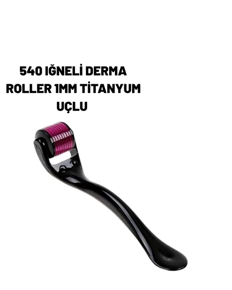 Ev Tipi Mikro İğneli Cilt Bakım Aleti – 1 mm Titanyum Roller ürün görseli 1