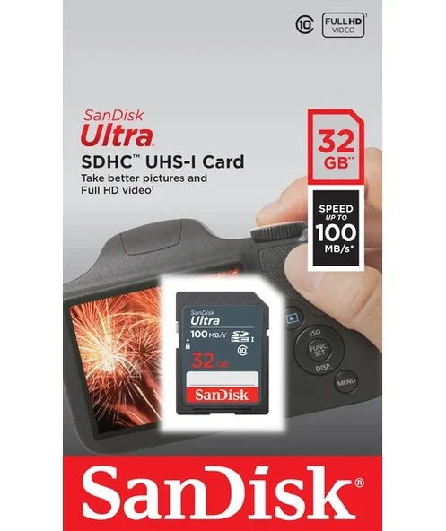 SANDISK Ultra SDHC Memory Card 32GB - Resim 2