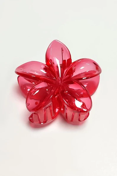 Kırmızı Lotus Toka 8 cm (Kartsız) ürün görseli 1