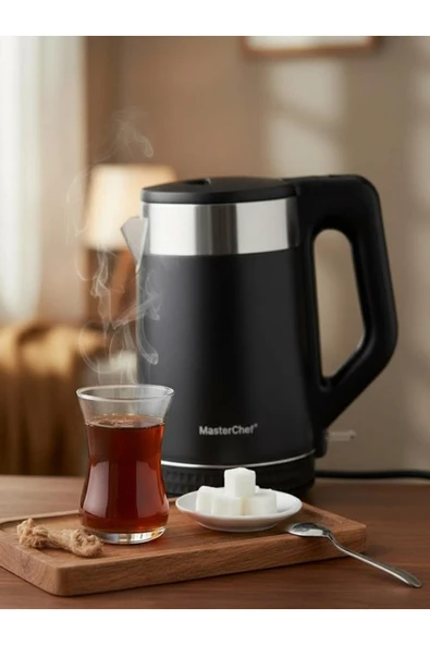 Master Chef Çelik Kettle Plasik Kaplamalı 1,8lt - Resim 3