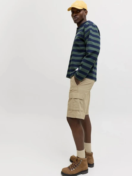Jack&Jones 12292263 Erkek Kargo Sort - Bej - Resim 2