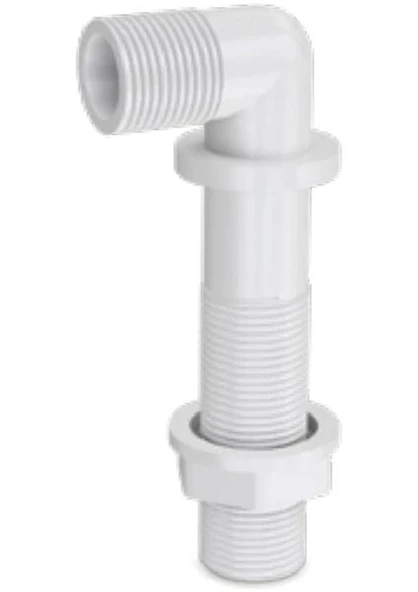 Ev+ Duvara Sıfır Klozet Temizsu Giriş Dirseği 3/8 Flex Dirseği ürün görseli 1