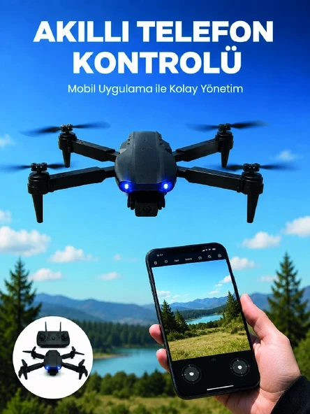 99 Pro Akıllı Kamera Drone Katlanabilir Gövde 4k Hd Kamera Ve App Kontrolü ürün görseli 1