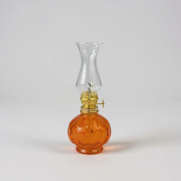 İdare Kandil Nostalji Gaz Lambası Mini Turuncu ürün görseli 1