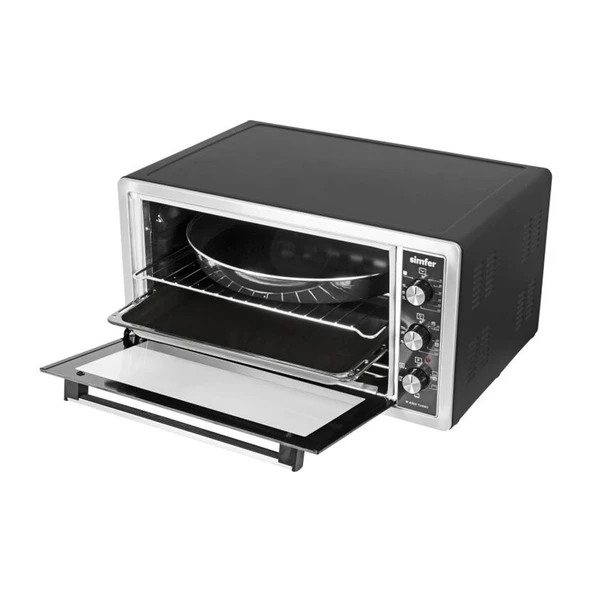 Simfer 4503 45 lt Inox Midi Fırın - Resim 3