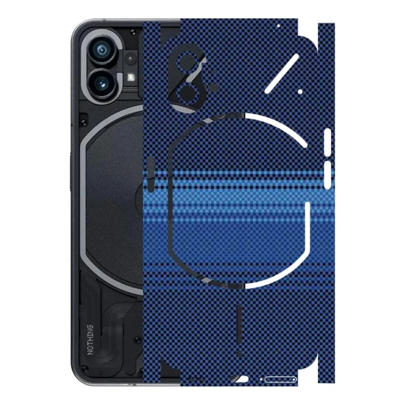 Kapps Nothing Phone 1 ile Uyumlu Rainbow Serisi Premium Kaplama 360  Mavi ürün görseli 1