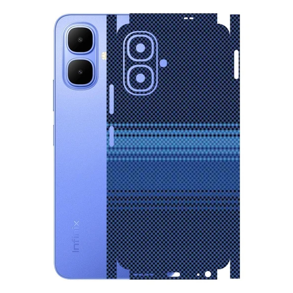 Kapps Infinix Smart 10 ile Uyumlu Rainbow Serisi Premium Kaplama 360  Mavi ürün görseli 1