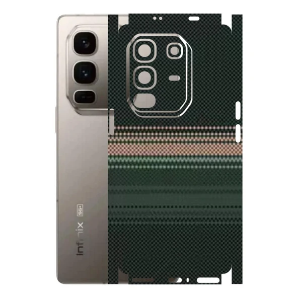 Kapps Infinix Note 50 Pro Plus ile Uyumlu Rainbow Serisi Premium Kaplama 360  Yeşil-Sarı ürün görseli 1