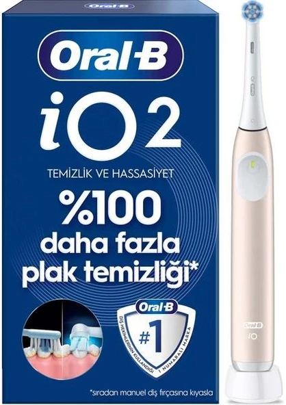 Oral-B iO 2 Pembe Şarjlı Diş Fırçası ürün görseli 1