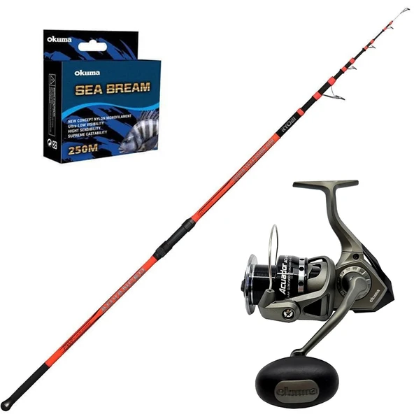Okuma Acuador 6000 - Ryobi Cobia 425cm 100-300gr Surf Olta Seti ürün görseli 1