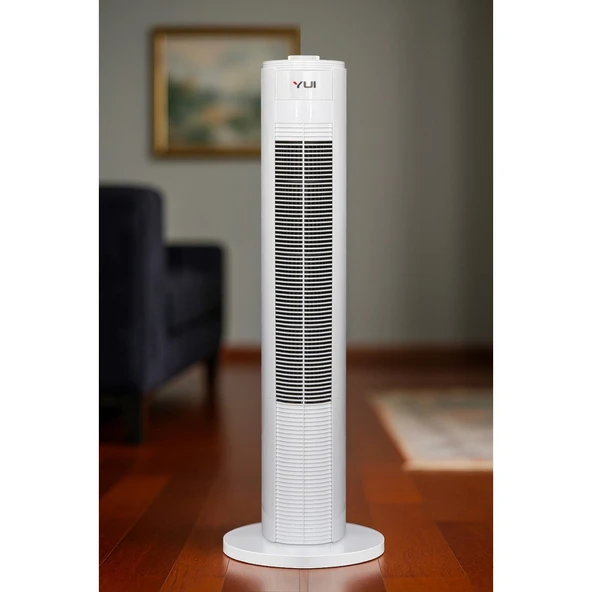 TF60 Kule Tipi Vantilatör Fan - Beyaz - Resim 5