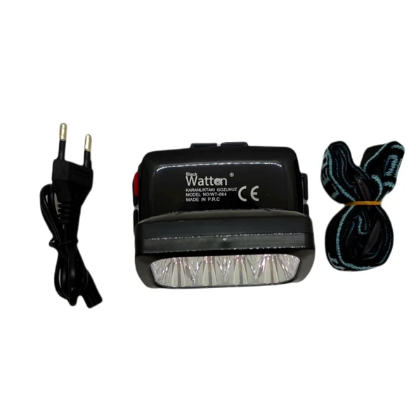 12 Ledli Güçlü Şarjlı Kafa Lambası Wt-064 - Resim 4