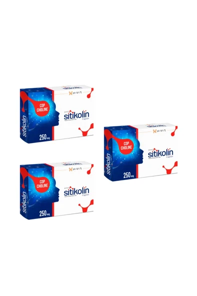 Haver Sitikolin Cognizin 250 mg 30 Kapsül  x 3 Adet ürün görseli 1