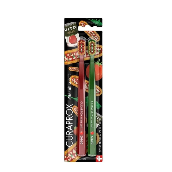Curaprox CS 5460 Pizza Edition 2'li Diş Fırçası ürün görseli 1