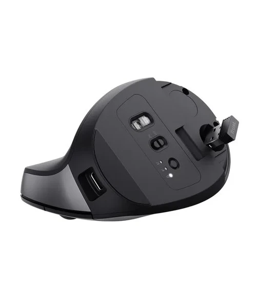 TRUST Bayo+ Multidevice Ergonomik Kablosuz Mouse - Siyah 8713439251463 - Resim 8