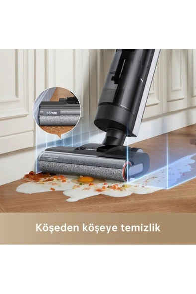 Dreame H12 Dual Akıllı Islak Kuru Dikey Süpürge, Zemin Temizleyici Paspas Çoklu Yüzey Için 4'ü 1 Arada ürün görseli 1