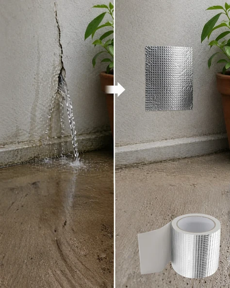96mm Geniş Tamir Bandı 2 Metre Çatı Boru Balkon Sızdırmaz Onarım Bandı ürün görseli 1
