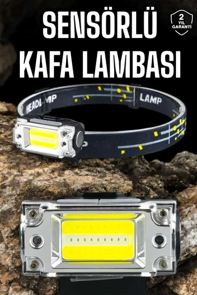 Kafa Lambası Kamp Feneri Balıkçı Feneri Başlıklı Suya Dayanıklı ürün görseli 1