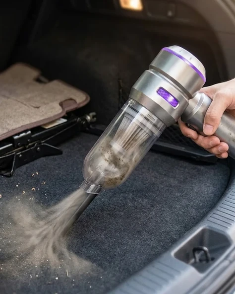 Taşınabilir Mini Süpürge Güçlü Çekim ve Kolay Kullanım ürün görseli 1