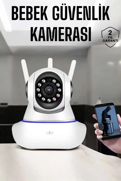 Wifi Kamera Ev Kamerası Gece Görüşlü Kablosuz Bebek Izleme Kamerası ürün görseli 1