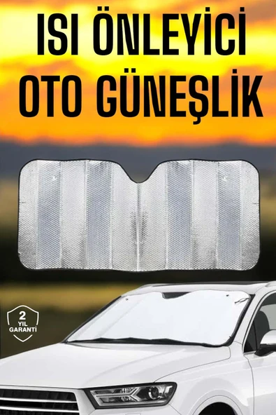 Oto Güneşlik Isı Önleyici Tüm Araçlara Uyumlu UV Işınlarına Karşı ürün görseli 1