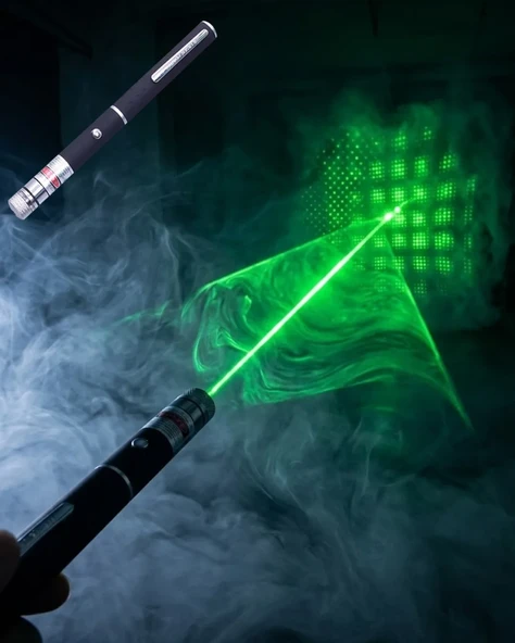 Lazer Kalem Güçlü Yeşil Işık Kompakt ve Pratik Kullanım ürün görseli 1