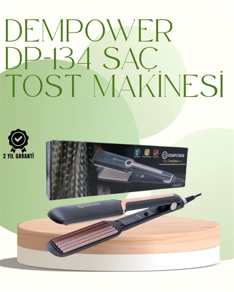 DP-134 Saç Tost Makinesi 220°C Isı Ayarlı, 360° Dönebilen Kablo ürün görseli 1