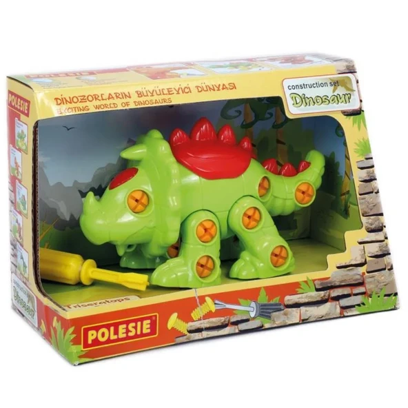 Polesie Sök Tak Dinozor Triseratops 32 Parça ürün görseli 1