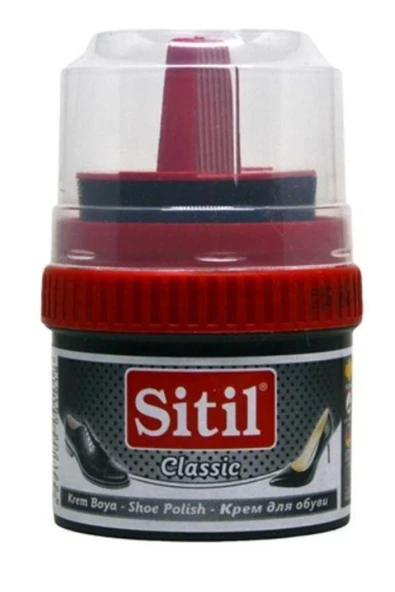 SİTİL Sitil Ayakkabı Boyası Krem 50 ml Siyah ürün görseli 1
