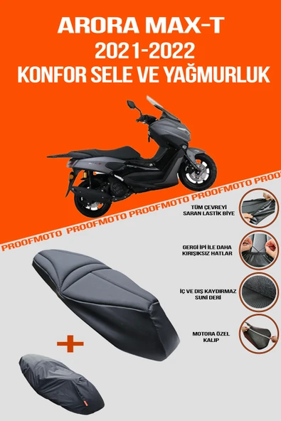 Arora Max-t (2021-2022) Konfor Sele Ve Yağmurluk Kılıf ürün görseli 1