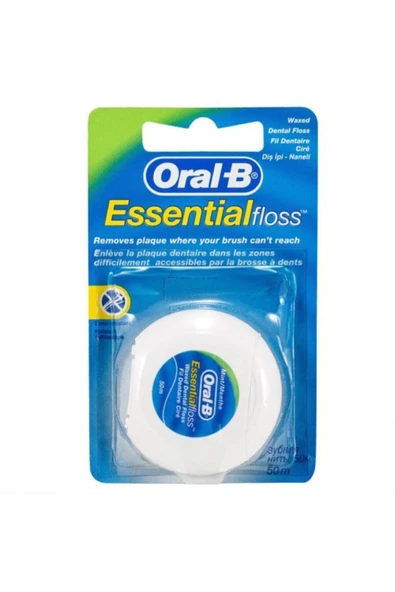 Oral-B Diş İpi Essential Floss Naneli 50 m - İthal - Resim 2
