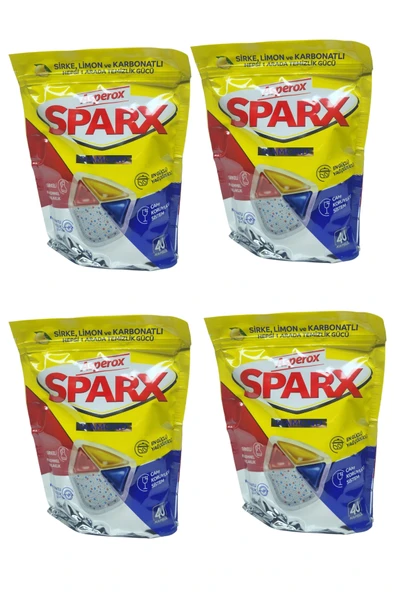 ASPEROX Sparx Dıamond 40'lı Bulaşık Kapsül x 4Adet ürün görseli 1