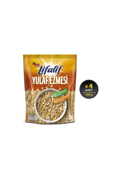 Eti Lifalif Yulaf Ezmesi 500 g x 4 Adet ürün görseli 1