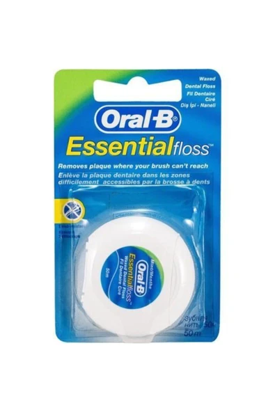 Oral-B Diş İpi Essential Floss Naneli 50 m - İthal ürün görseli 1