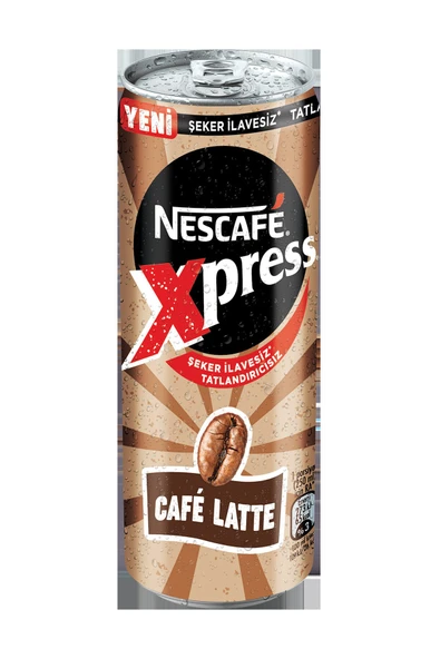 Nescafe Xpress Cafe Latte Şekersiz 250 ml ürün görseli 1