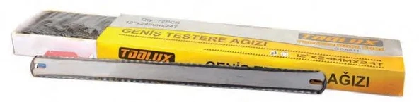 Geniş Demir Testere Ağzı Çift Taraflı - 72 Adet ürün görseli 1