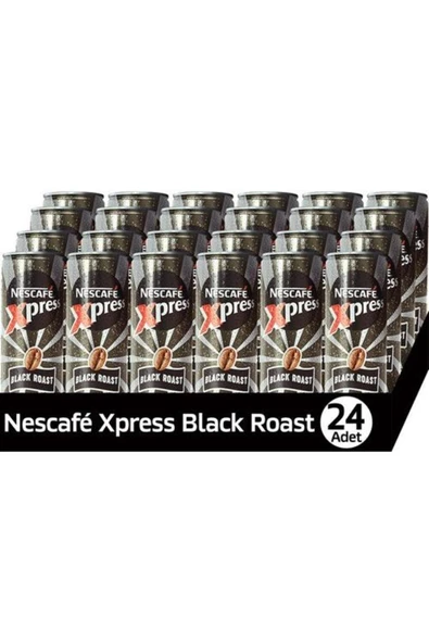 Nescafe Xpress Black Roast Soğuk Kahve 250 Ml X 24 Adet ürün görseli 1