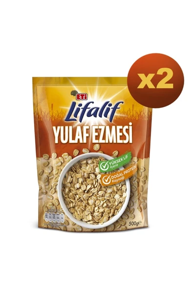 Eti Lifalif Yulaf Ezmesi 500 Gr X 2 Paket ürün görseli 1