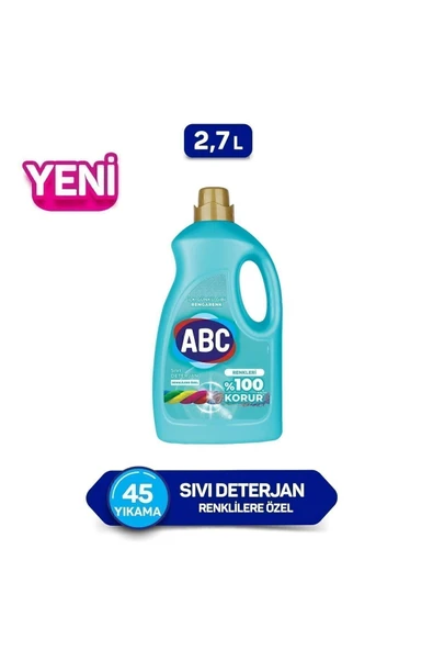ABC Renklilere Özel Sıvı Çamaşır Deterjan3 Lt ürün görseli 1