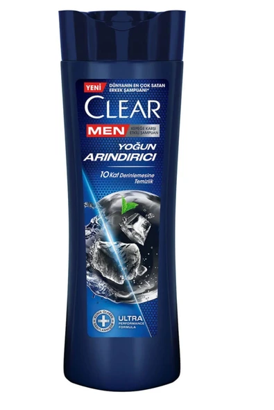 Clear Men Şampuan Yoğun Arındırıcı Kömür Kepeğe Karşı Etkili 350 mlX2 ADET ürün görseli 1