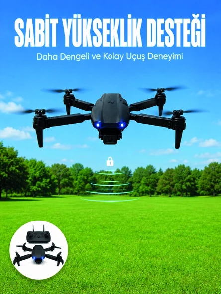 App Kontrollü Mini Drone 4k Hd Kamera, 360° Takla Ve Katlanabilir Tasarım ürün görseli 1