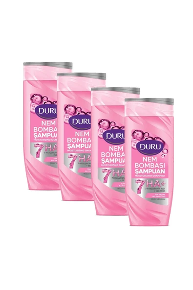 Duru Nem Bombası Tüm Saçlar İçin Şampuan 400 ml x 4 Adet ürün görseli 1