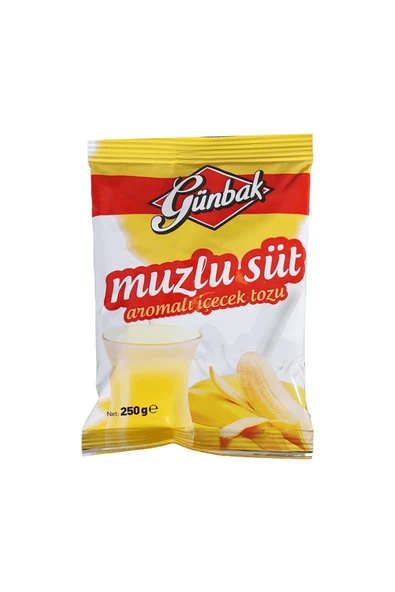 Günbak MUZLU SÜT AROMALI TOZ İÇECEK 250 GR. ürün görseli 1