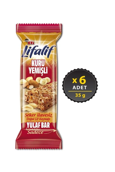 Eti Lifalif Kuru Yemişli Yulaf Bar 35 g x 6 Adet ürün görseli 1